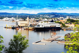 Oslo city cityscape background