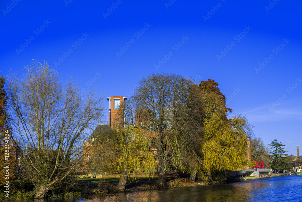 Fototapeta premium river stratford upon avon uk
