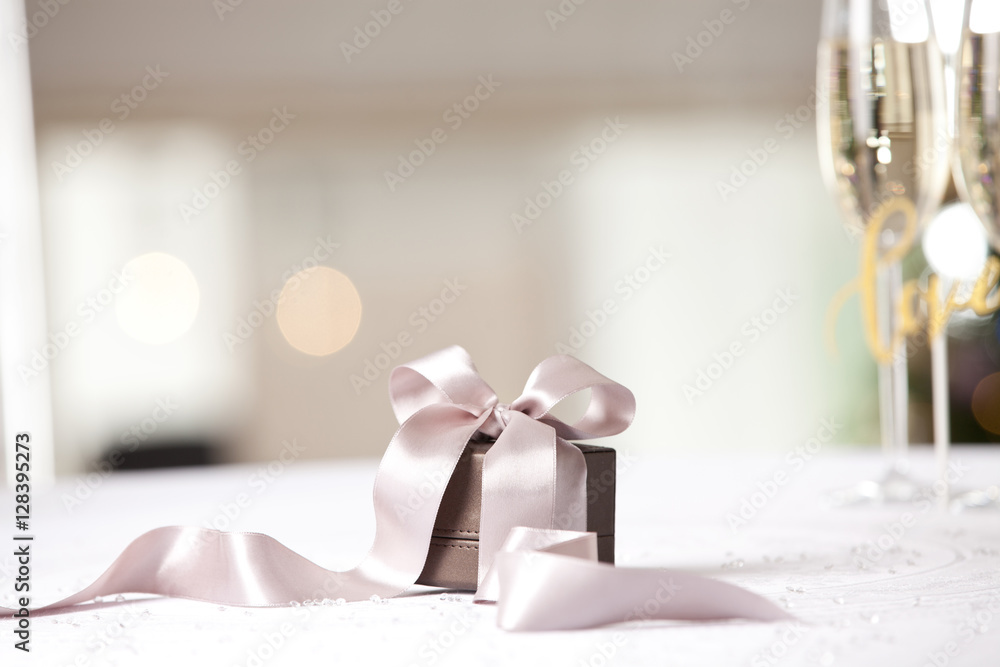 Image of luxury New Year gift. Image of luxury New Year gift.