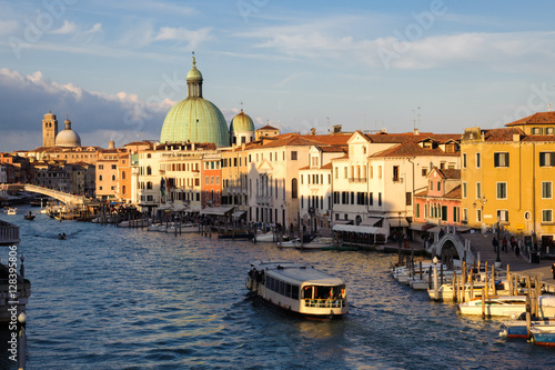 Grand Canal by evening, Venice, Italy © salparadis