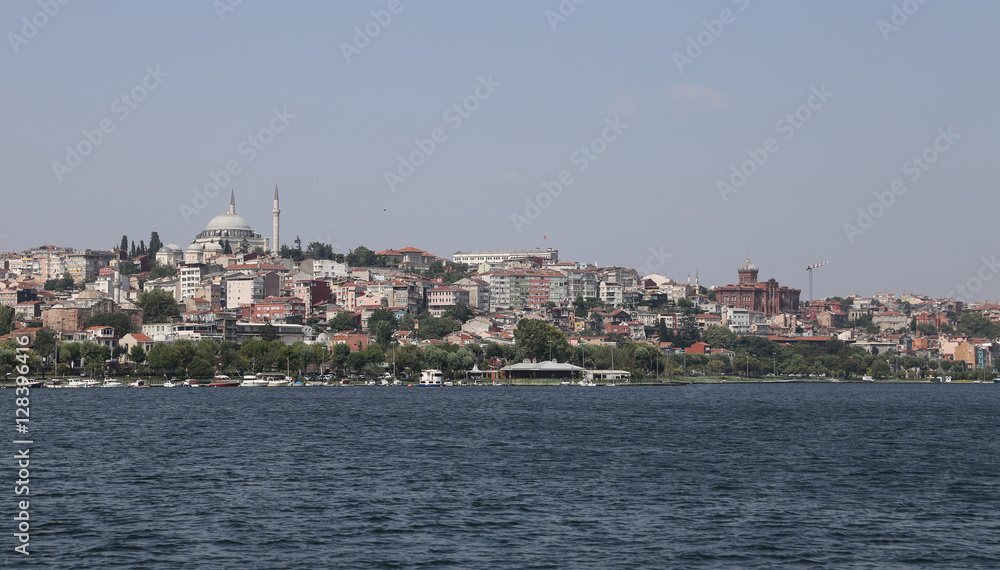 Fatih district in Istanbul City