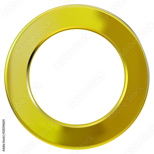 Frame gold ring