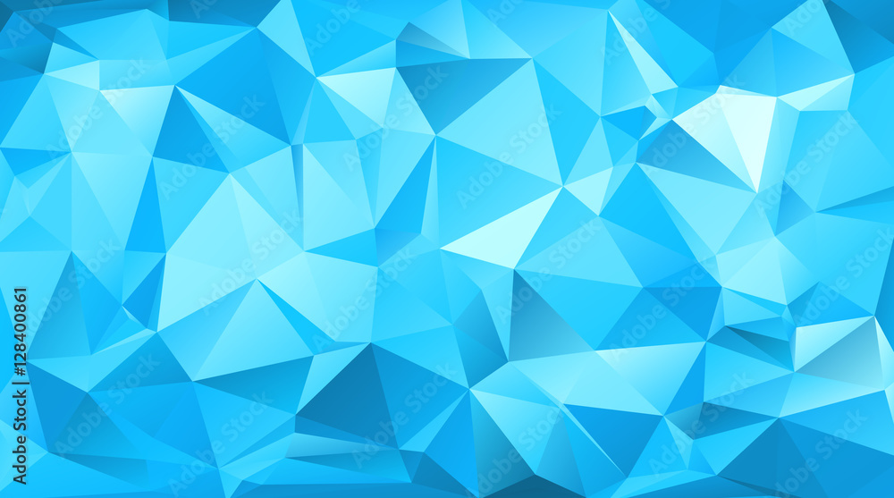 Blue triangular abstract background. Trendy vector illustration. Blue triangular abstract background. Trendy vector illustration.