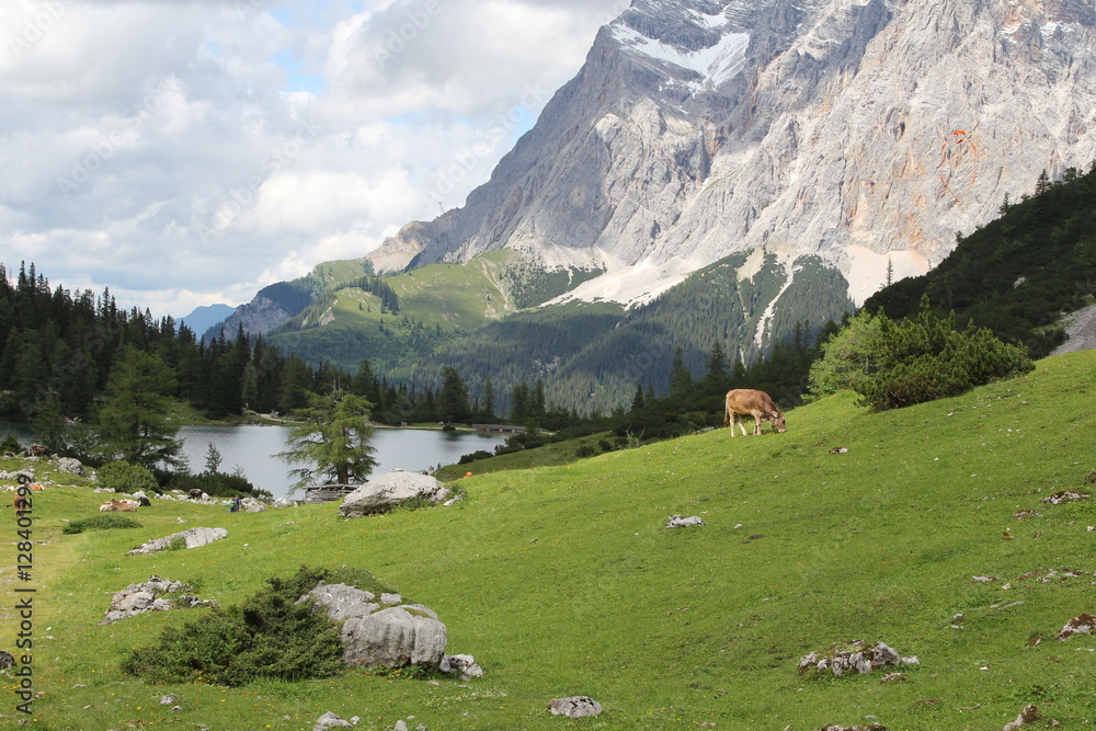 Seeben See / Coburger Hütte an der Zugspitze Seeben See / Coburger Hütte an der Zugspitze