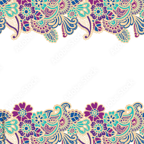 Mehndi horizontal backrtound.