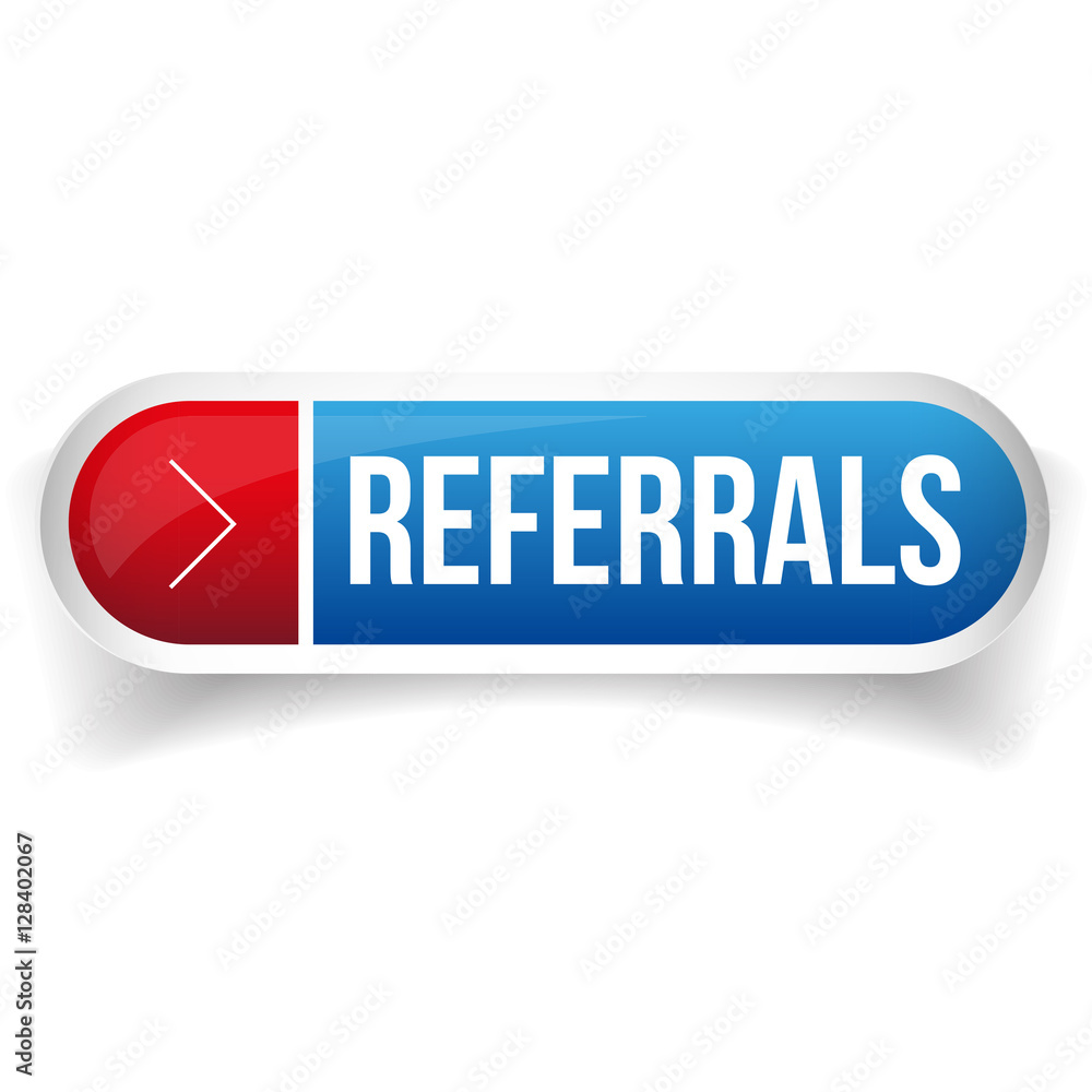 Referral button bubble Referral button bubble