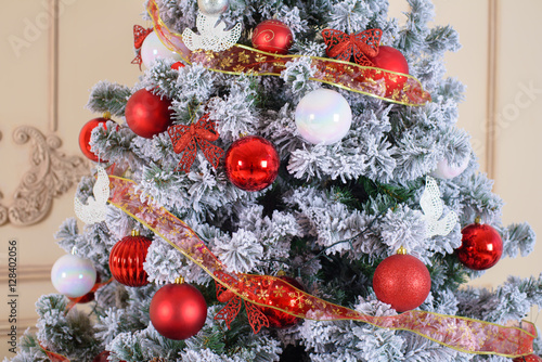New Year or Christmas fir tree
