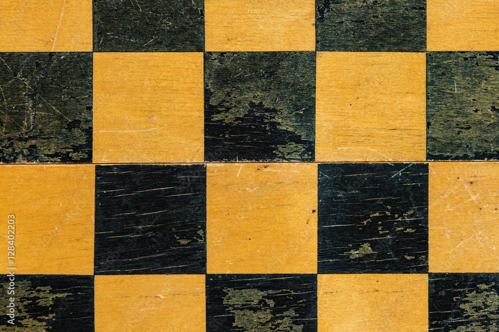 Old chess board
