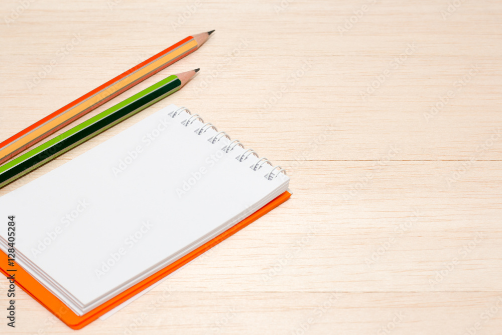 office desk group of pencil and book on wooden desk, office desk group of pencil and book on wooden desk,