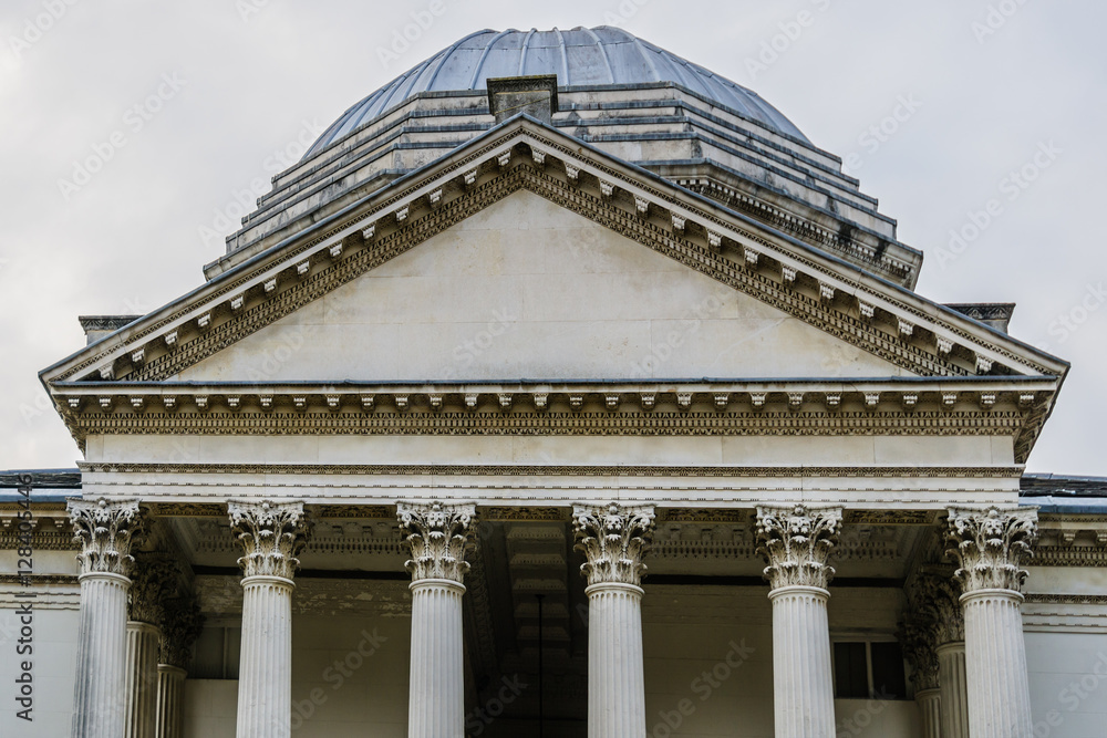 Chiswick House - Palladian villa (1729) in Chiswick, London, UK.