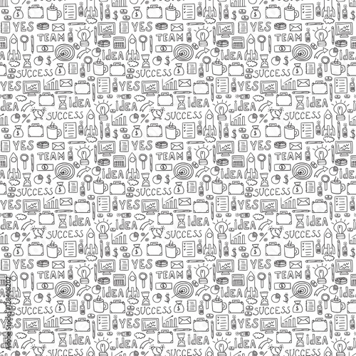 Wallpaper Mural Doodles seamless pattern vector set. Torontodigital.ca
