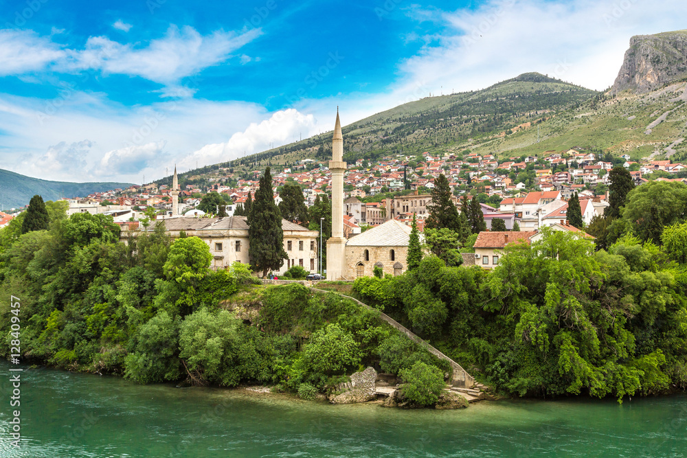 Historical center in Mostar