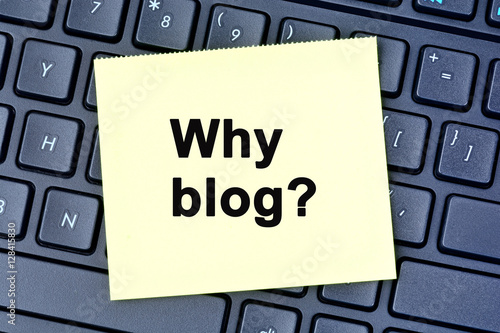 Question Why blog on notes