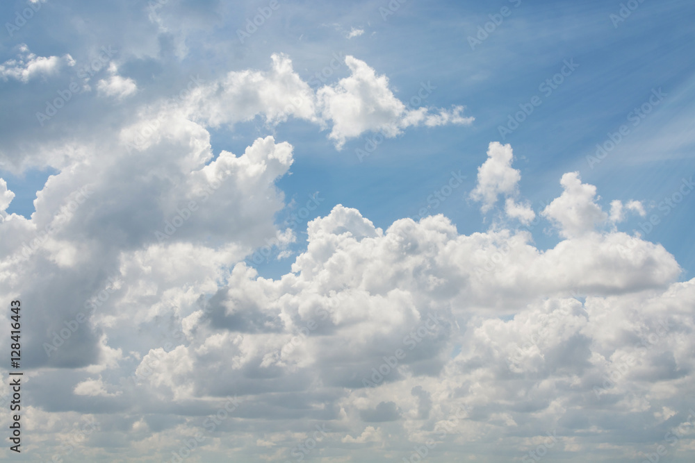 clouds white soft in the vast blue sky clouds white soft in the vast blue sky