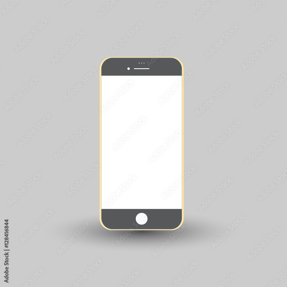 Modern simple flat telephone icon Modern simple flat telephone icon