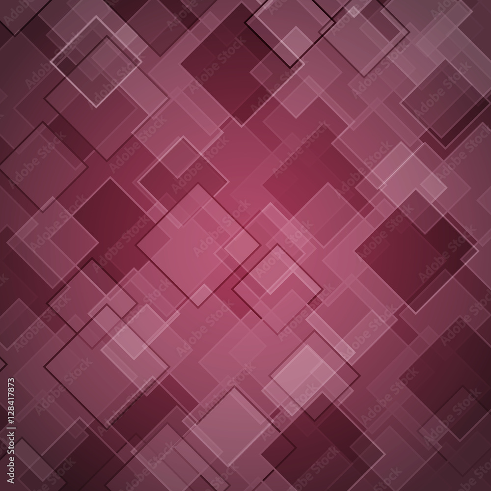 Abstract maroon background with rhombus Abstract maroon background with rhombus