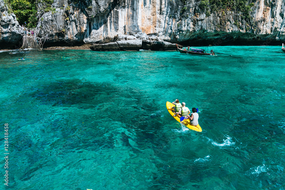 Loh sa ma bay the entrance to maya bay Phi Phi Islands andaman s