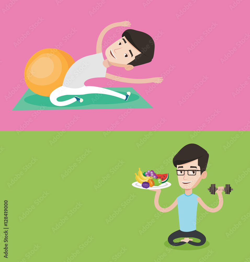 Two lifestyle banners with space for text.