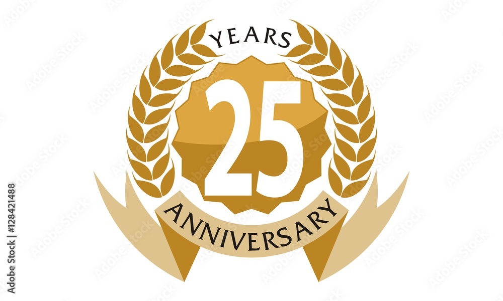 25 Years Ribbon Anniversary