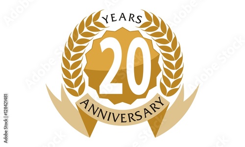 20 Years  Ribbon Anniversary 