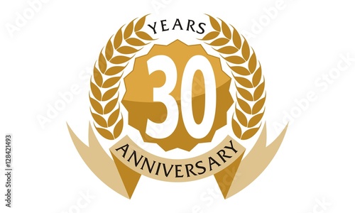 30 Years  Ribbon Anniversary 