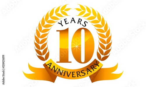 10 Years  Ribbon Anniversary 