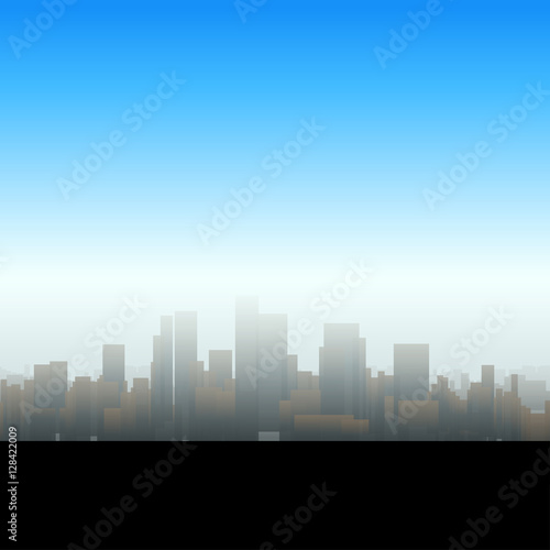 big city silhouette