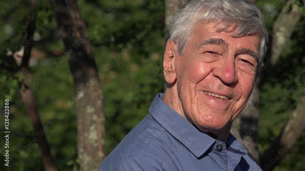 Happy And Smiling Old Man Or Senior Happy And Smiling Old Man Or Senior