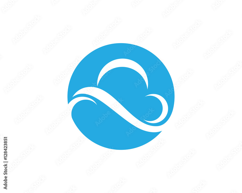 Cloud Logo Template Stock Vector Adobe Stock