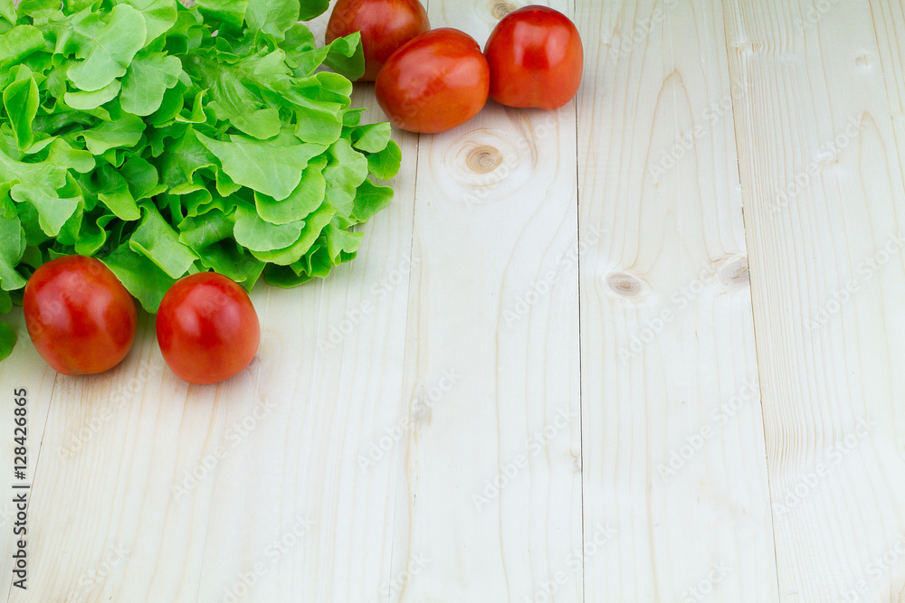Vegetables on wooden background Vegetables on wooden background