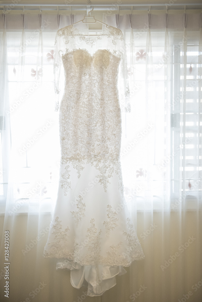 Bride in white dress Bride in white dress