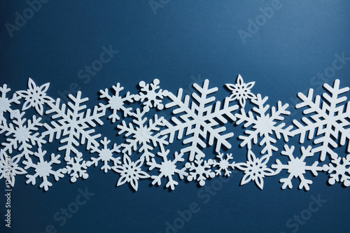 Christmas decoration with snowflakes