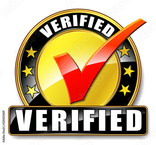 verified icon on white background