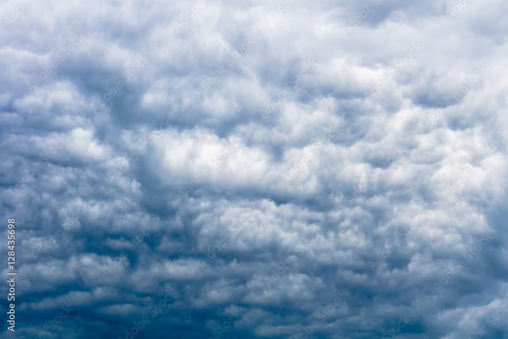 Fototapeta premium Ominous Grey Storm Clouds Filtered