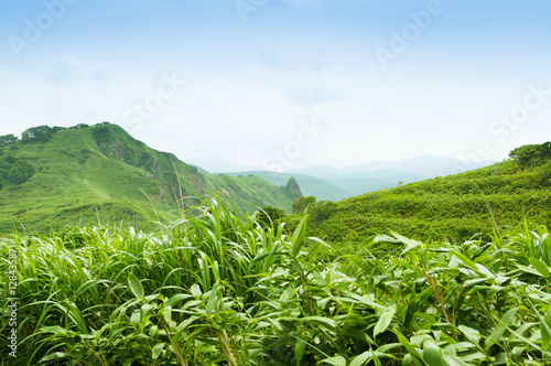 summer mountains in Hokkaido
