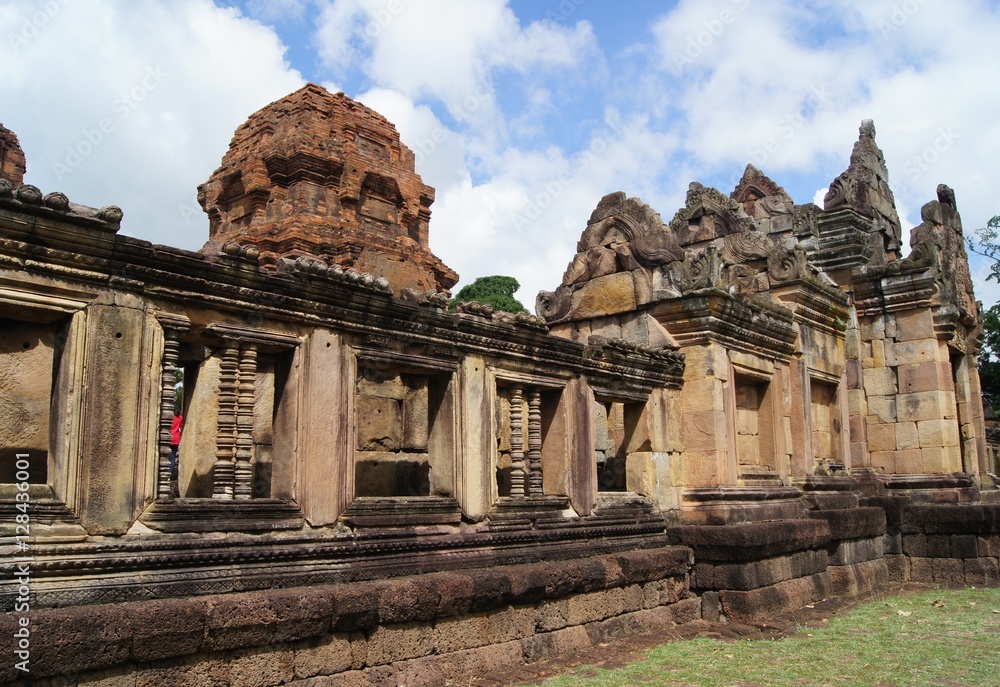 Naklejka premium The old building of Thailand.