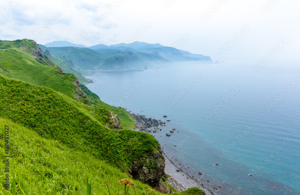 Japan, summer, cape of Hokkaido, North blue sea
Japan, summer, cape of Hokkaido, North blue sea