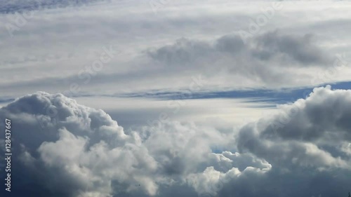 clouds in the skyon a cloudy day . fast shooting photo