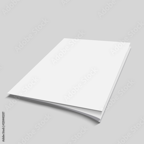 Blank Flying Cover Of Magazine Book Booklet Brochure Illustratio