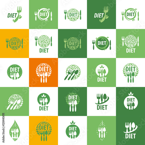 vector logo for diet