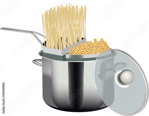 pentola scolapasta doppia sezione