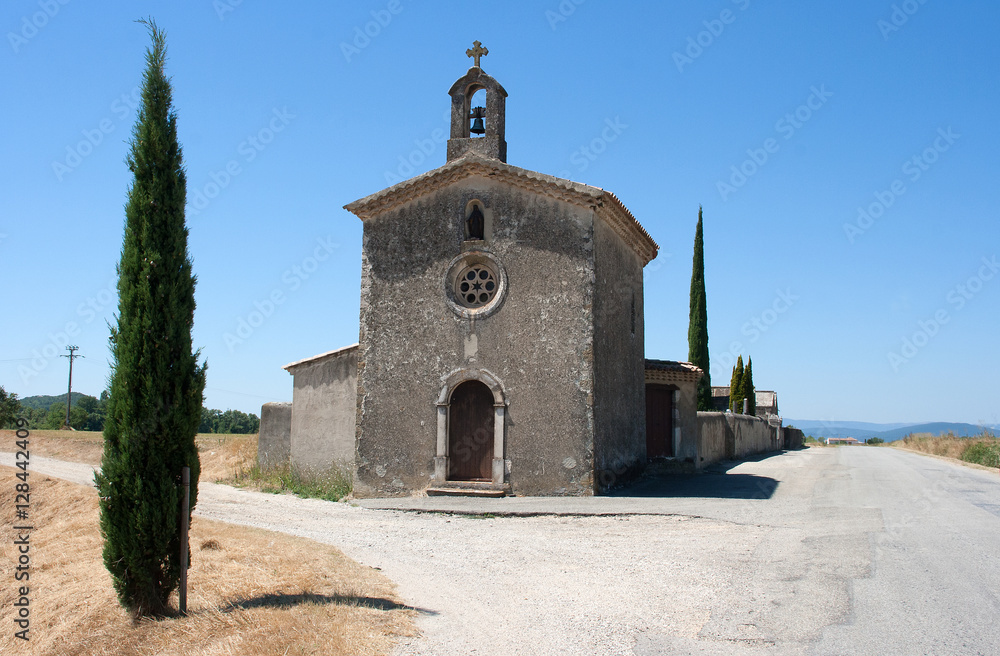 Small rural church in France
