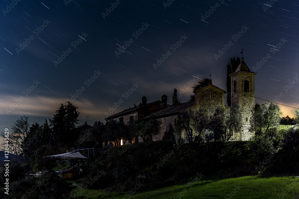 Chiesetta di San Tommaso, Monte Antico, Tuscany, Italy.