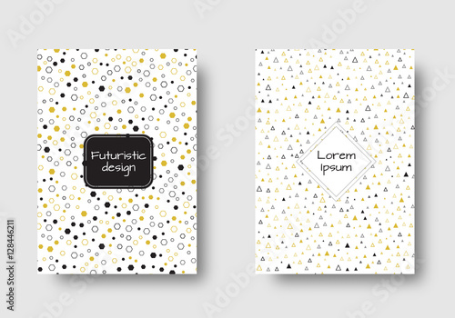 Retro design. Set for cover, flyers, leaflets, promotional offers, banners, brochures, booklets. Vector design
