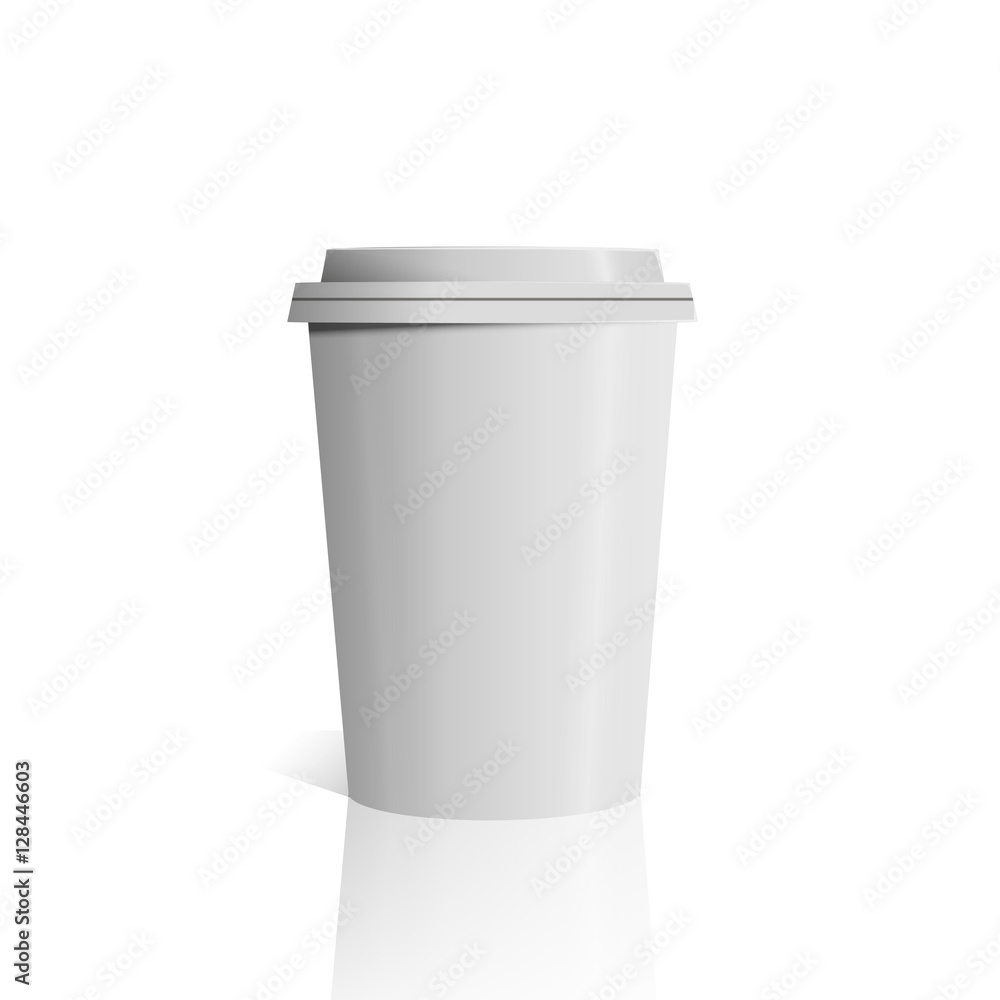 Illustration of Vector Coffee Cup Isolated on White Background p Illustration of Vector Coffee Cup Isolated on White Background p