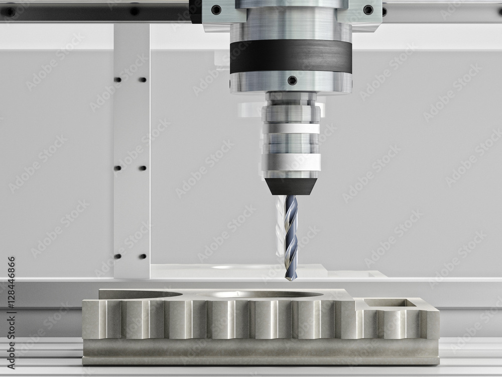 cnc machine in action cnc machine in action