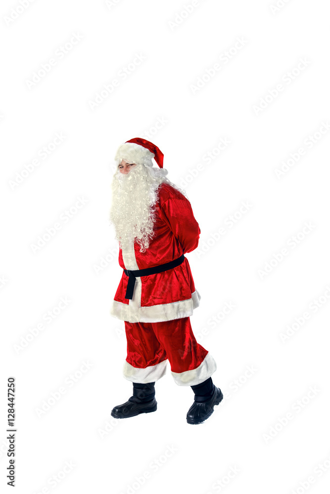 Santa Claus isolated on white. Santa Claus isolated on white.