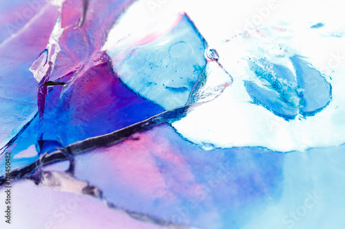 Ice texture background with...