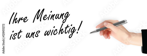 Ihre Meinung ist uns wichtig!
