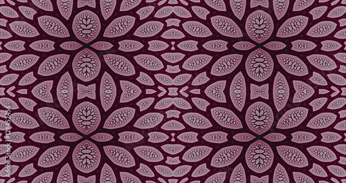Wallpaper Mural Abstract fractal high resolution seamless pattern background ideal for carpets, tapestries, fabric and wallpapers with a detailed abstract geometric flower pattern Torontodigital.ca